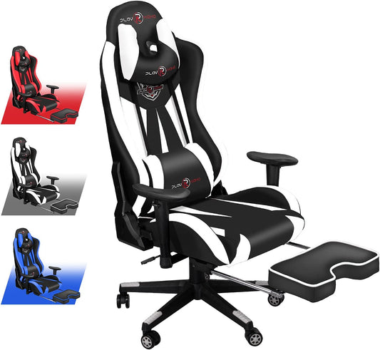 Footrest, Gaming Chairs, Comfortable Office Chairs Ergonomic Computer Gamer ChairGaming Chair with Footrest, Gaming Chairs, Comfortable Office Chairs E Product Description DualThunder Gaming Chair with Footrest, Gaming Chairs, Comfortable Office Chairs, Gamer Chair for Adults Gaming Racing Reclining Chairs Design. ChairsLive Online MallLive Online MallFootrest, Gaming Chairs, Comfortable Office Chairs Ergonomic Computer Gamer Chair