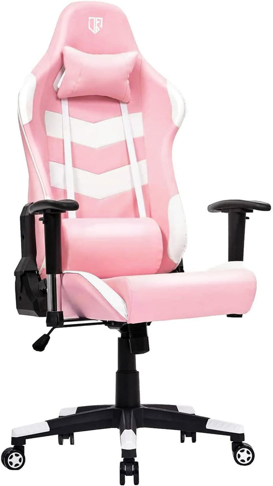 gaming-chair-office-chair-computer-gaming-racing-chair-high-back-pu-leather-desk-chair-ergonomic-adjustable-swivel-task-chair-with-headrest-and-lumbar-support-pink