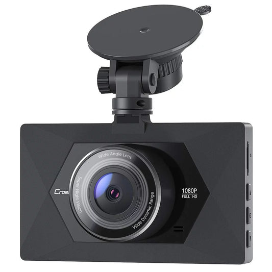 Dash Cam, 1080P Full Hd,On-Dashboard Camera Video Recorder for Cars with 3" LCD Display, Night Vision, WDR, Motion Detection, Parking Mode, G-Sensor, 170° Wide Angle