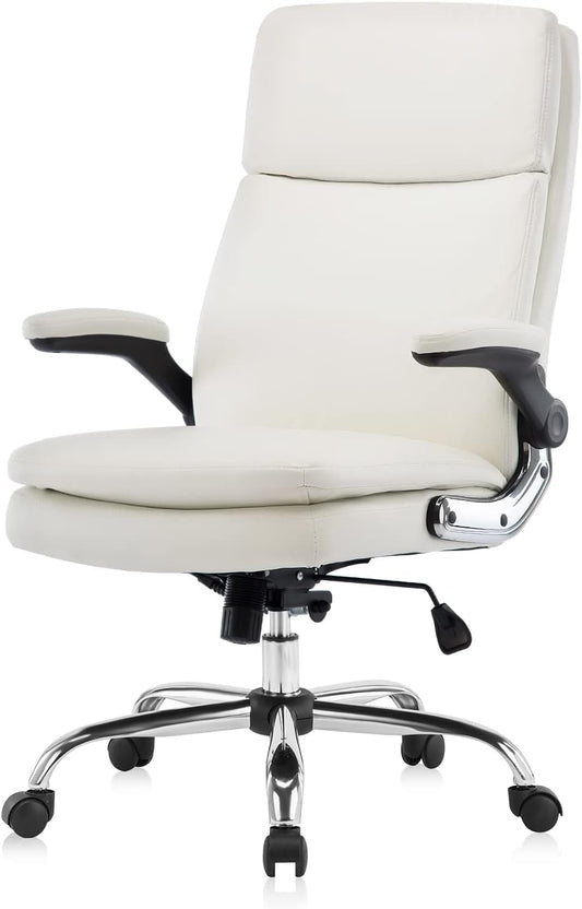 High-Back Executive Office Chair Ergonomic Home Office Desk Chair Comfortable Leather Chair Swivel ChairHigh-Back Executive Office Chair Ergonomic Home Office Desk Chair Comf
【Two-layer Thick Padding】This home office chair is a two-layer thick cushion design with a spring bag and sponge inside, which is soft and comfortable.
【Fit the BacChairsLive Online MallLive Online MallHigh-Back Executive Office Chair Ergonomic Home Office Desk Chair Comfortable Leather Chair Swivel Chair