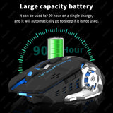 Bluetooth Mouse Gaming Computer Rechargeable Wireless Mouse USB Mechanical E-Sports Backlight PC Gamer Mouse for Computer