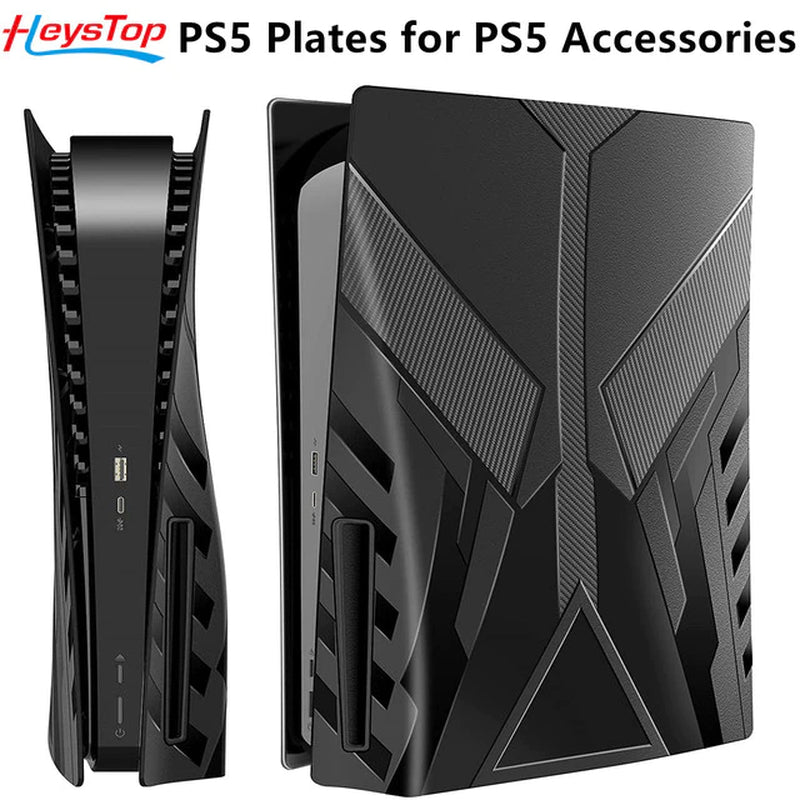 PS5 Plates for PS5 Accessories, Hard Shockproof Cover PS5 Skins Shell Panels for PS5 Console, Anti-Scratch Dustproof