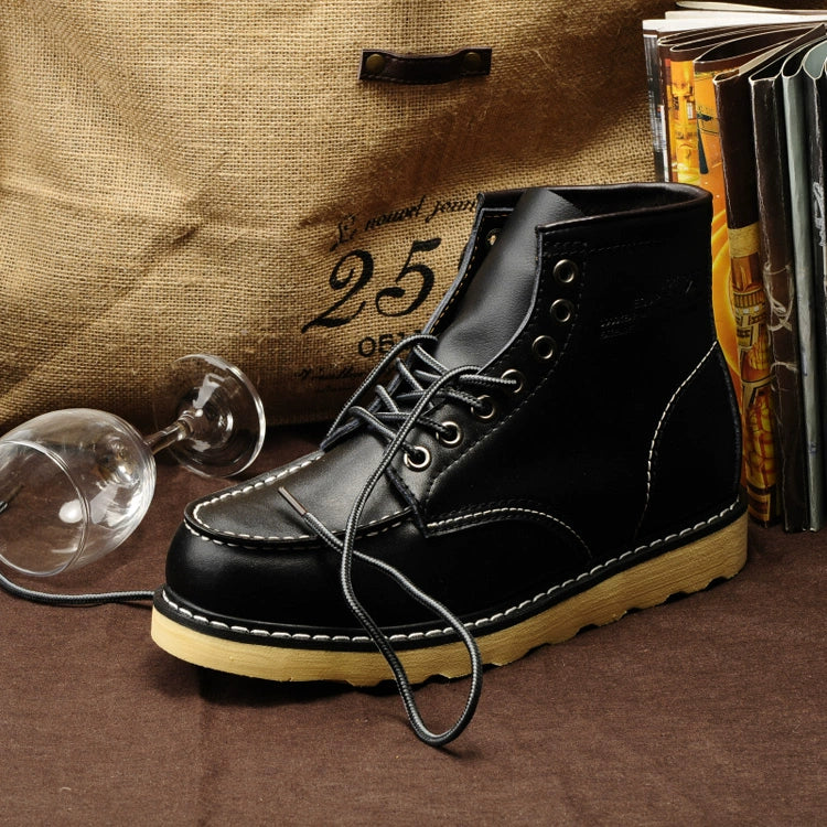 Winter Fleece-Lined Warm British Style Large Size Worker Boot