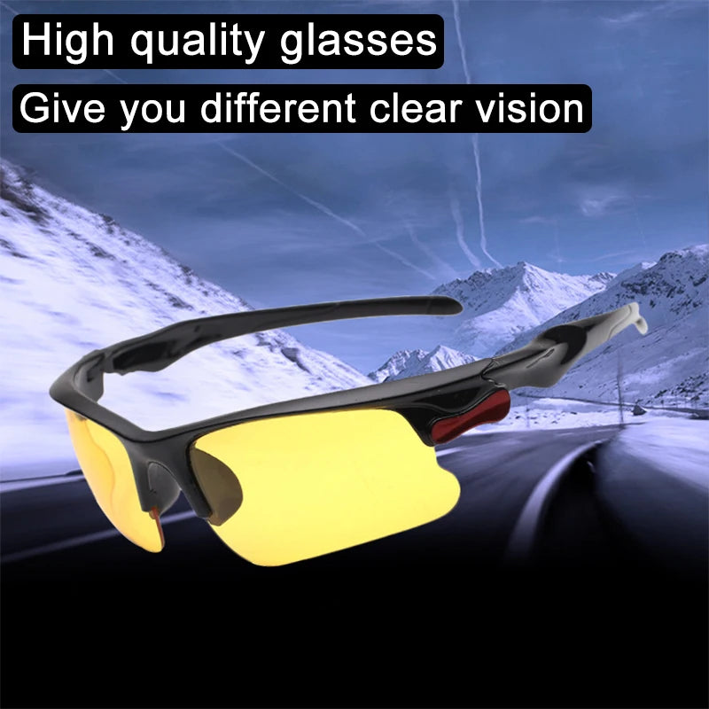 Driving Anti-Glare Polarized Sunglasses Goggles Eyewear Night Vision Drivers Goggles Interior Accessory Protective Man Glasses