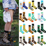 1 Pair Man Women Sock Original AB Tide Socks Colorful Cat Dog Koala Cow Cotton Socks Four Seasons Unisex Socks for Birthday Gift