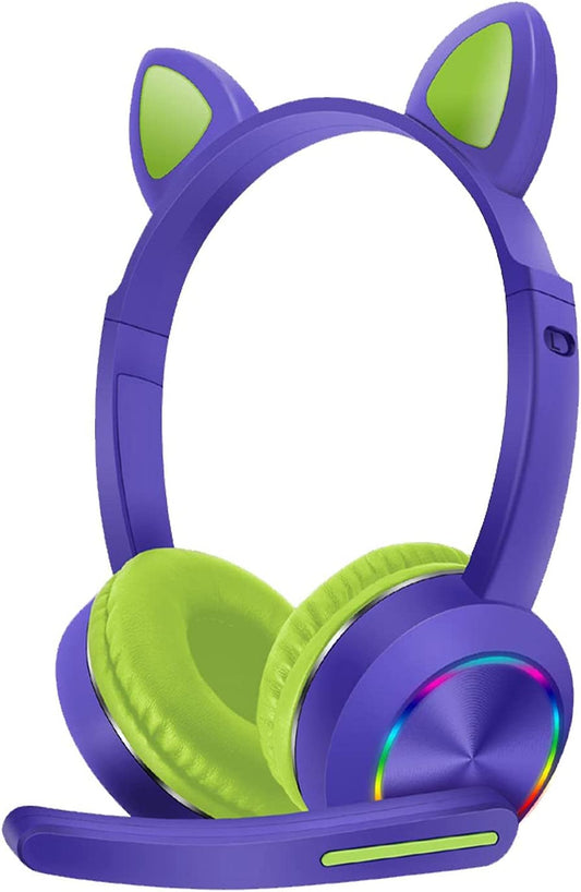 '-Ear Wireless Headphones, Cat Ear HeadphonesBluetooth Headphones, Over-Ear Wireless Headphones, Cat Ear Headphones
✅ Independent cat ear shape: LED lantern design, colorful lighting, surging your girl's heart, it can be matched with different shapes, making you full of cuteness.ElectronicsLive Online MallLive Online Mall-Ear Wireless Headphones, Cat Ear Headphones
