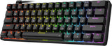 TH61 60% Mechanical Gaming Keyboard,Rgb Backlit Wired Ultra-Compact Mini Mechanical Keyboard Full Keys Programmable Black